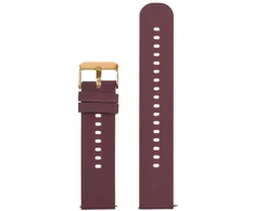 Pacific U27 rubber watch strap - violetinė/rosegold - 18mm