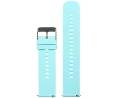 Pacific U27 rubber watch strap - mėlynas/sidabrinis - 20mm