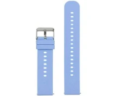 Pacific U27 rubber watch strap - light violetinė/sidabrinis - 18mm