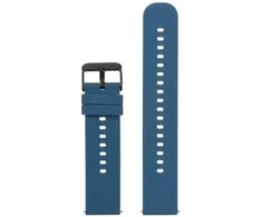Pacific U27 rubber watch strap - navy mėlynas/juodas - 20mm