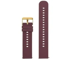 Pacific U27 rubber watch strap - violetinė/auksinis - 22mm