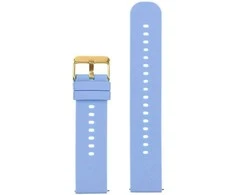 Pacific U27 rubber watch strap - light violetinė/auksinis - 20mm