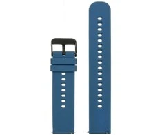 Pacific U27 rubber watch strap - navy mėlynas/juodas - 20mm