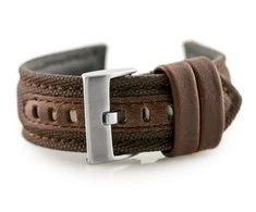 „Pacific W34“ – PREMIUM – ruda – 24 mm odinis laikrodžio dirželis