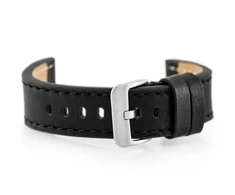 Laikrodis Pacific Odinė laikrodžio apyrankė W48 - PREMIUM - juoda/juoda - 20mm