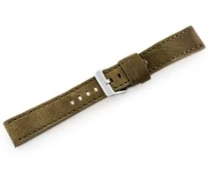 „Pacific“ odinis laikrodžio dirželis W48 - PREMIUM - alyvuogių žalias - 22 mm