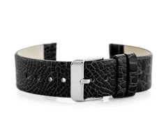 Pacific W57 leather watch strap - juodas - 22mm
