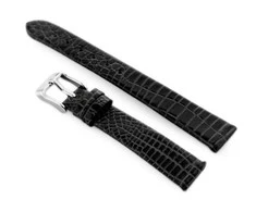 Odinis laikrodžio dirželis „Pacific W57“ – juodas – 12 mm