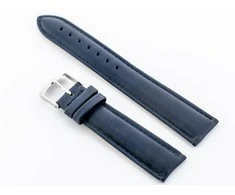 Pacific W83L leather watch strap - navy mėlynas - 16mm