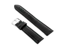 Pacific W83L leather watch strap - juodas - 18mm