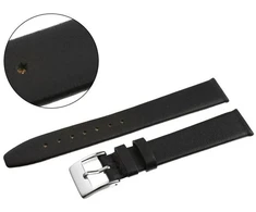 Pacific W104 leather watch strap - juodas - 18mm