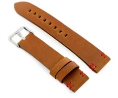 Laikrodis Odinis laikrodžio dirželis „Pacific W110“ – ruda/raudona – 22 mm