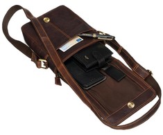 Saszetka vyriška su naturalnej skóry Peterson PTN TB-7032-COM