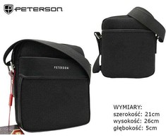 Peterson Rankinė vyrams PU PTN 788801 Juodas