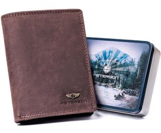 Peterson portfelis PTN N4-CHM-M Brown