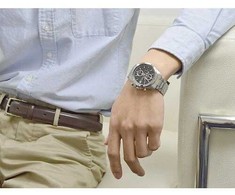 Laikrodis MEN'S WATCH SEIKO CHRONOGRAPH CASUAL QUARTZ SBTR005 + BOX