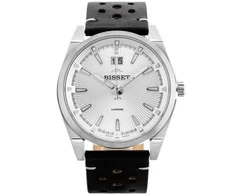 Laikrodis vyrams BISSET BSCF40 (zb095a) - safyro stiklas