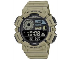 Vyriškas laikrodis CASIO Digital Moonphase WS-1500H-5B + BOX