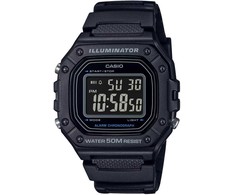Laikrodis CASIO MEN'S WATCH W-218H-1B + BOX