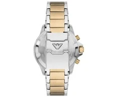 EMPORIO ARMANI VYRIŠKAS LAIKRODIS AR11606 Dvispalvis Chronografas + DĖŽUTĖ