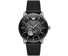 Vyriškas laikrodis EMPORIO ARMANI AVIATOR AUTOMATIC AR60026 + BOX (zi099a)