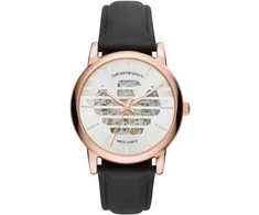 EMPORIO ARMANI LUIGI AUTOMATINIS VYRIŠKAS LAIKRODIS AR60031 + DĖŽUTĖ (zi062b)