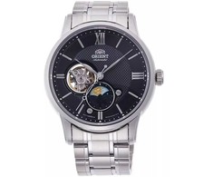 Vyriškas laikrodis Orient Classic Sun &amp; Moon RA-AS0008B10B + BOX
