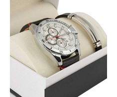 Vyriškas laikrodis PACIFIC X0078-08 - komplet prezentowy (zy092a)