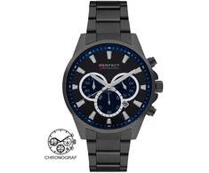 PERFECT VYRIŠKAS LAIKRODIS M510CH-03 - CHRONOGRAFAS (zp386c) + DĖŽUTĖ