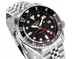 Laikrodis MEN'S WATCH SEIKO 5 SPORTS SSK001K1 GMT AUTOMAT WR100 + BOX