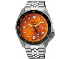 Laikrodis MEN'S WATCH SEIKO 5 SPORTS SSK005K1 GMT AUTOMAT WR100 + BOX
