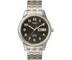 TIMEX Charles dviejų spalvų vyriškas laikrodis T26481 INDIGLO + DĖŽUTĖ