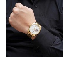 Orient šiuolaikinis mechaninis automatinis vyriškas laikrodis RA-AR0007S10B + dėžutė