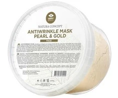 GMT BEAUTY PRIEŠRAUKŠLINĖ KAUKĖ SU PERLAIS IR AUKSU 200g.