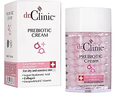 Pink DR. CLINIC Prebiotic kremas sausai ir jautriai odai (Rožinė) 100ml.