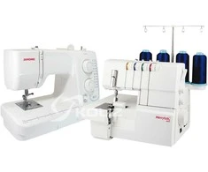 Siuvimo mašina Janome 6021 + Merrylock MK4030 komplektas