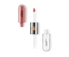 Kiko Milano dvipusis lūpų blizgis spalva 120 Rosy Mauve