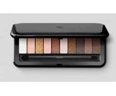 Kiko Milano švelnių, neutralių atspalvių akių šešėlių paletė su 10 įvairių atspalvių, atspalvis 02 Warm Tones