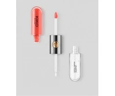 Orange Oranžinis Kiko Milano dvipusis lūpų blizgis spalva 114 Oranžinis Raudona