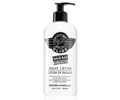 18.21 Man Made Shave Lotion Spiced Vanilla daugiafunkcė priemonė vyrams: prieš skutimąsi, skutimosi metu ir po jo, 500 ml