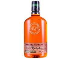 18.21 Man Made Wash Spiced Vanilla daugiafunkcė priemonė vyrams 3in1: šampūnas, kondicionierius ir kūno prausiklis viename, 530 ml
