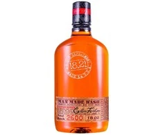18.21 Man Made Wash Sweet Tobacco daugiafunkcė priemonė vyrams 3in1: šampūnas, kondicionierius ir kūno prausiklis viename, 530 ml