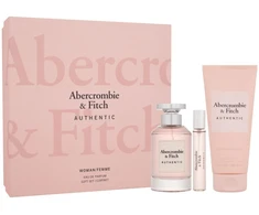 Abercrombie &amp; Fitch Authentic rinkinys moterims (EDP, 100 ml + EDP, 15 ml + kūno losjonas, 200 ml)