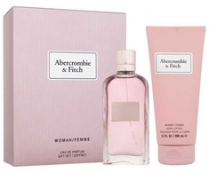 Abercrombie &amp; Fitch First Instinct EDP rinkinys moterims (EDP 100 ml + Losjonas kūnui 200 ml)