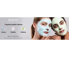 Alginatinė veido kaukė Casmara Purifying Algae Peel Off Mask Kit, valanti veido odą, 2 kartams