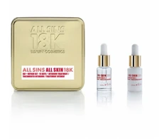 All Sins 18K Visos nuodėmės 18k Visos odos Efg deguonies 15 dienų intensyvaus gydymo rinkinys 2 vnt