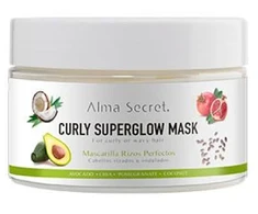 "Alma Secret Skirtas garbanotiems plaukams Superglow kaukė 250ml