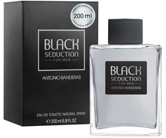Antonio Banderas Juodas Seduction EDT tualetinis vanduo vyrams, 200 ml