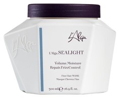 L'Alga Sealight Mask apimties suteikianti kaukė ploniems plaukams, 500 ml