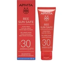 Apivita Bee Sun Safe Hydra Fresh veido gelinis kremas Spf30 50ml